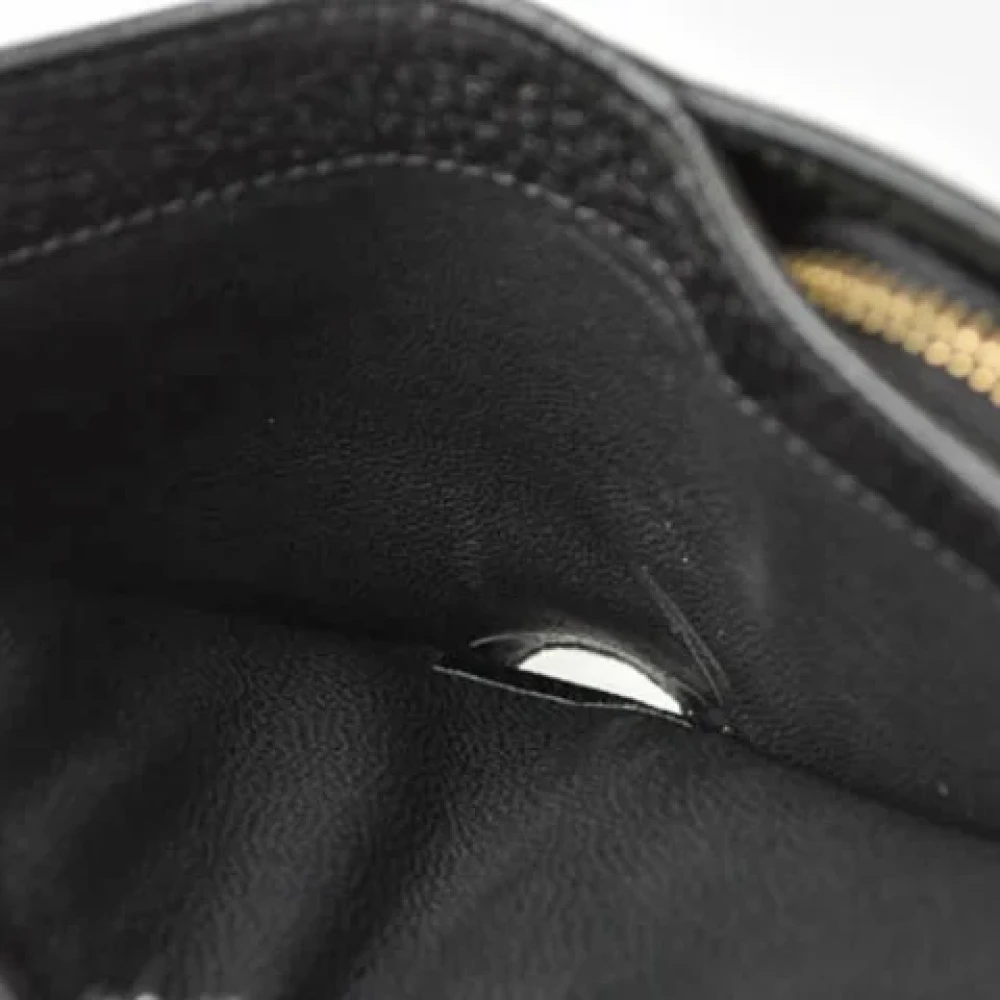 Gucci Vintage Pre-owned Canvas wallets Black Dames