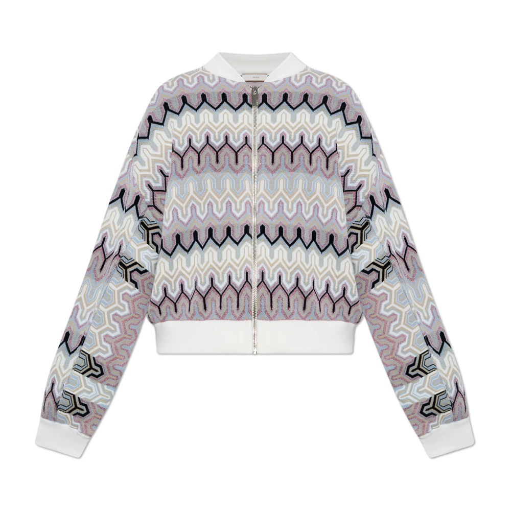 Akep Vrouw Multicolor Truien & Vesten Dames, Veelkleurig, M, Nylon, Lurex Thread Cardigan