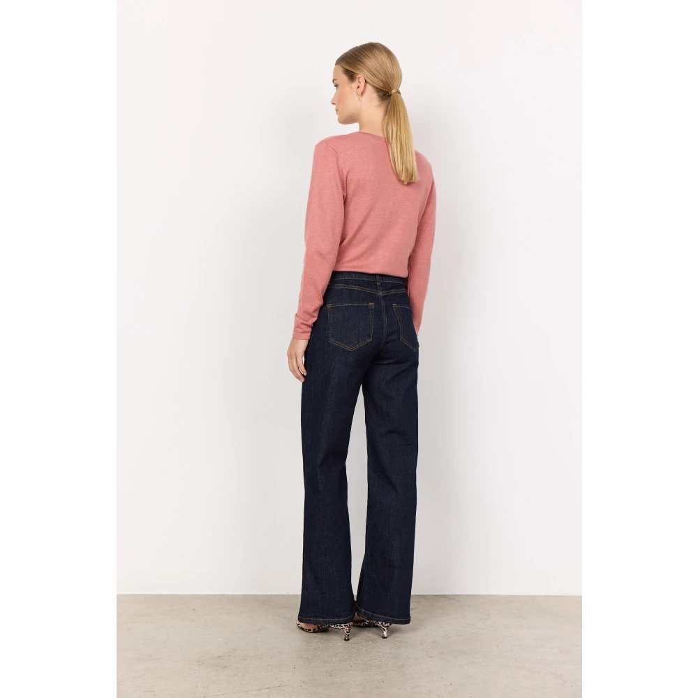 Soyaconcept Klassieke Straight Leg Denim Jeans Blue Dames