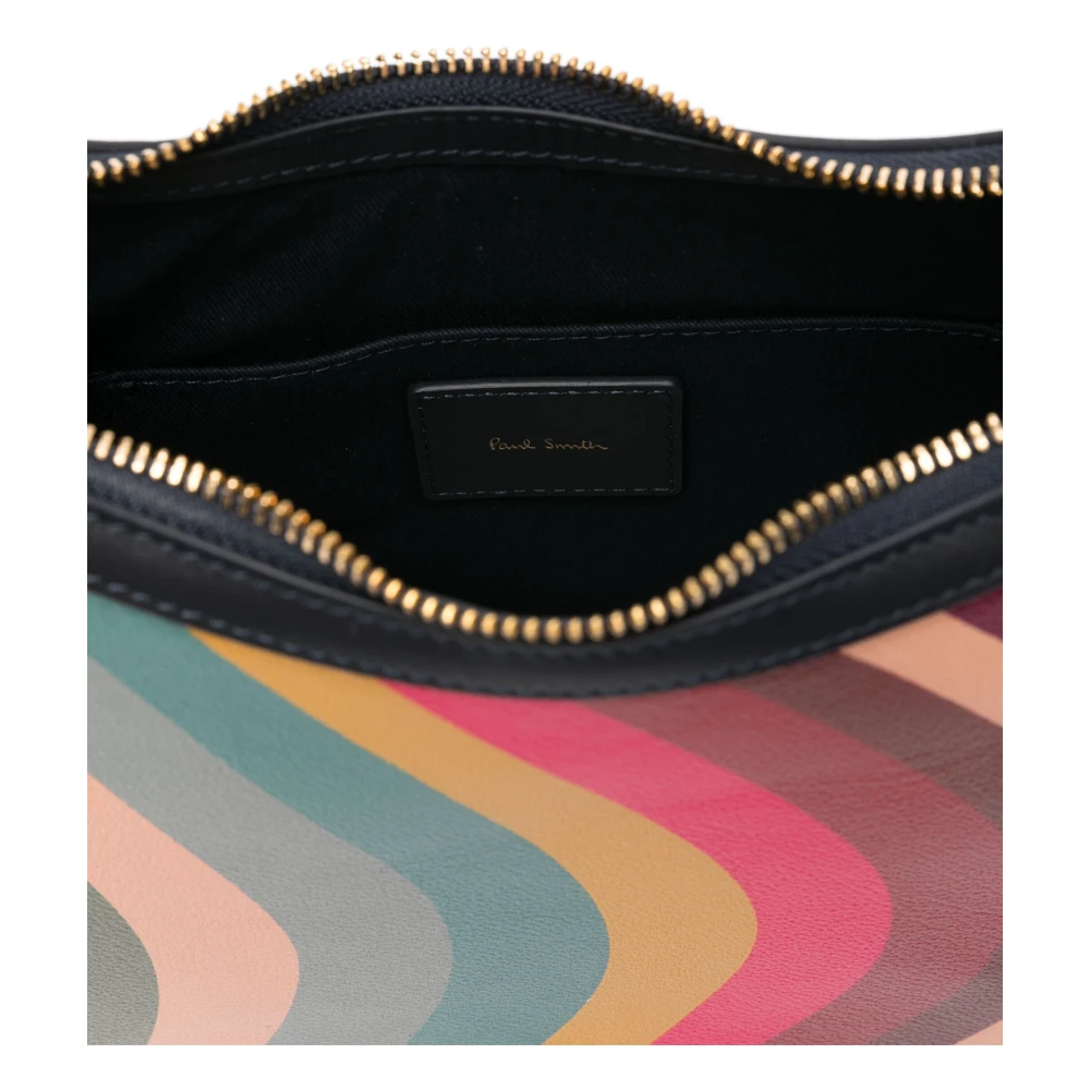 PS By Paul Smith Regenboog Gestreepte Leren Schoudertas Multicolor Dames