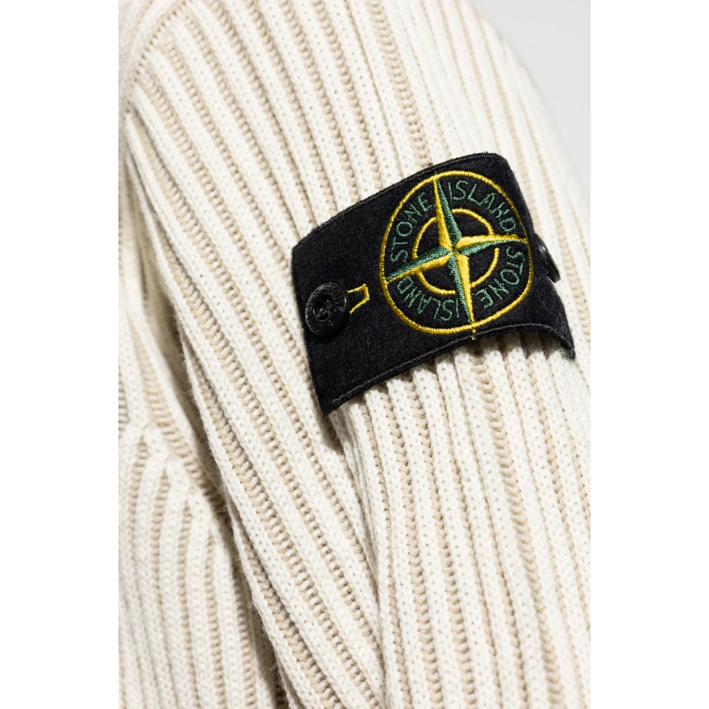 Stone Island Wollen coltrui Beige Heren