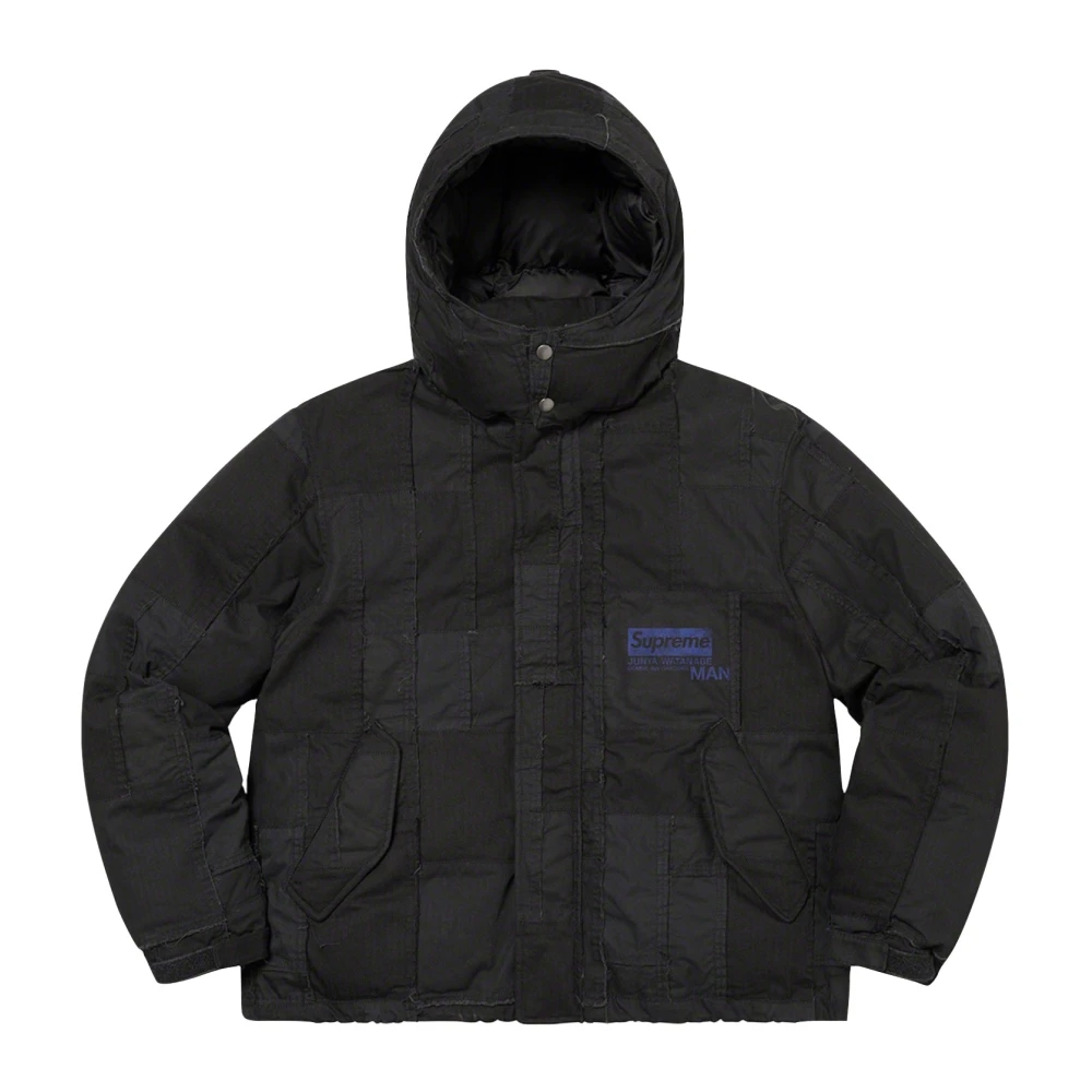 Comme des Garçons Patchwork Puffy Jacket Zwart Limited Edition Black Heren