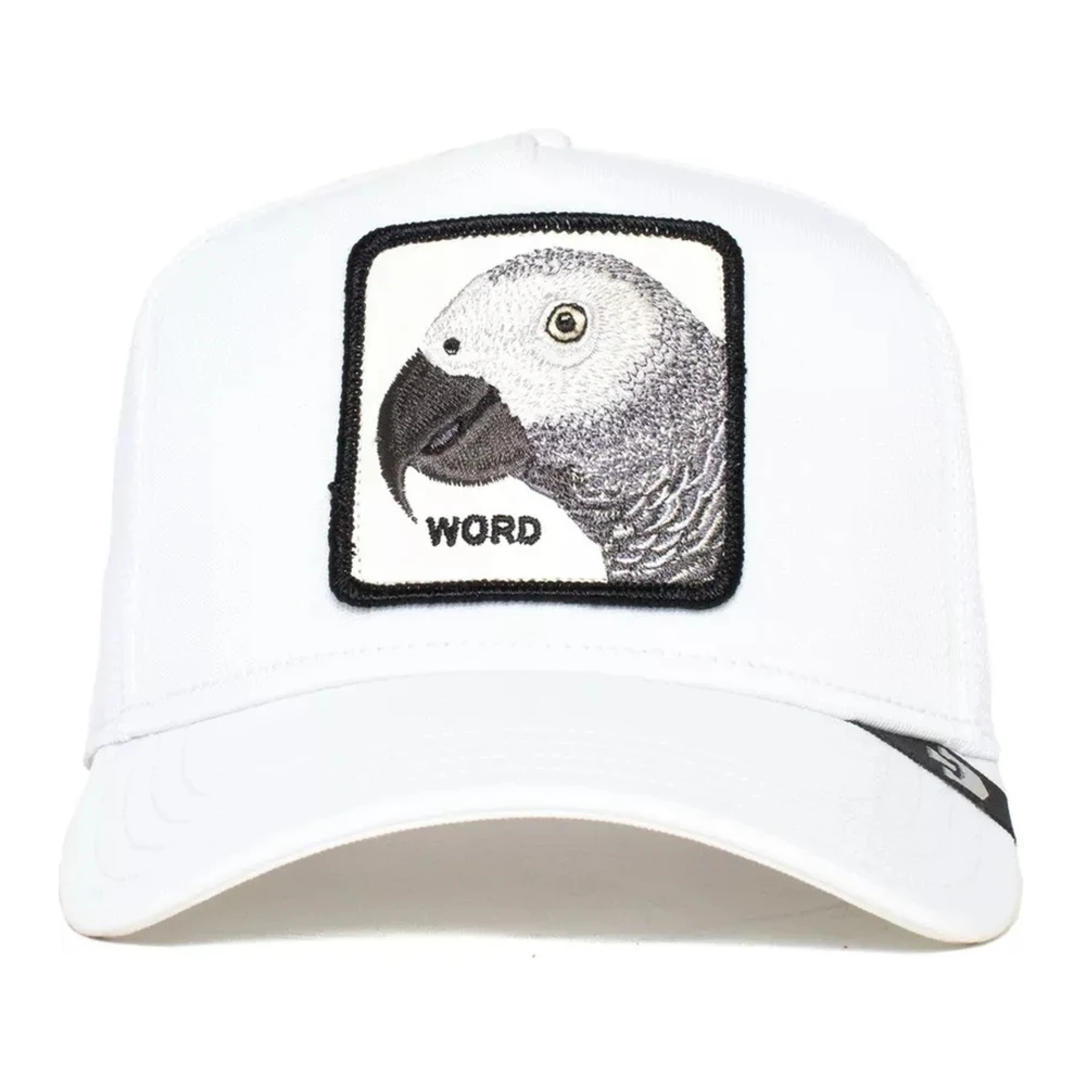 Goorin Bros Witte Papegaai Trucker Cap Platinum White Heren