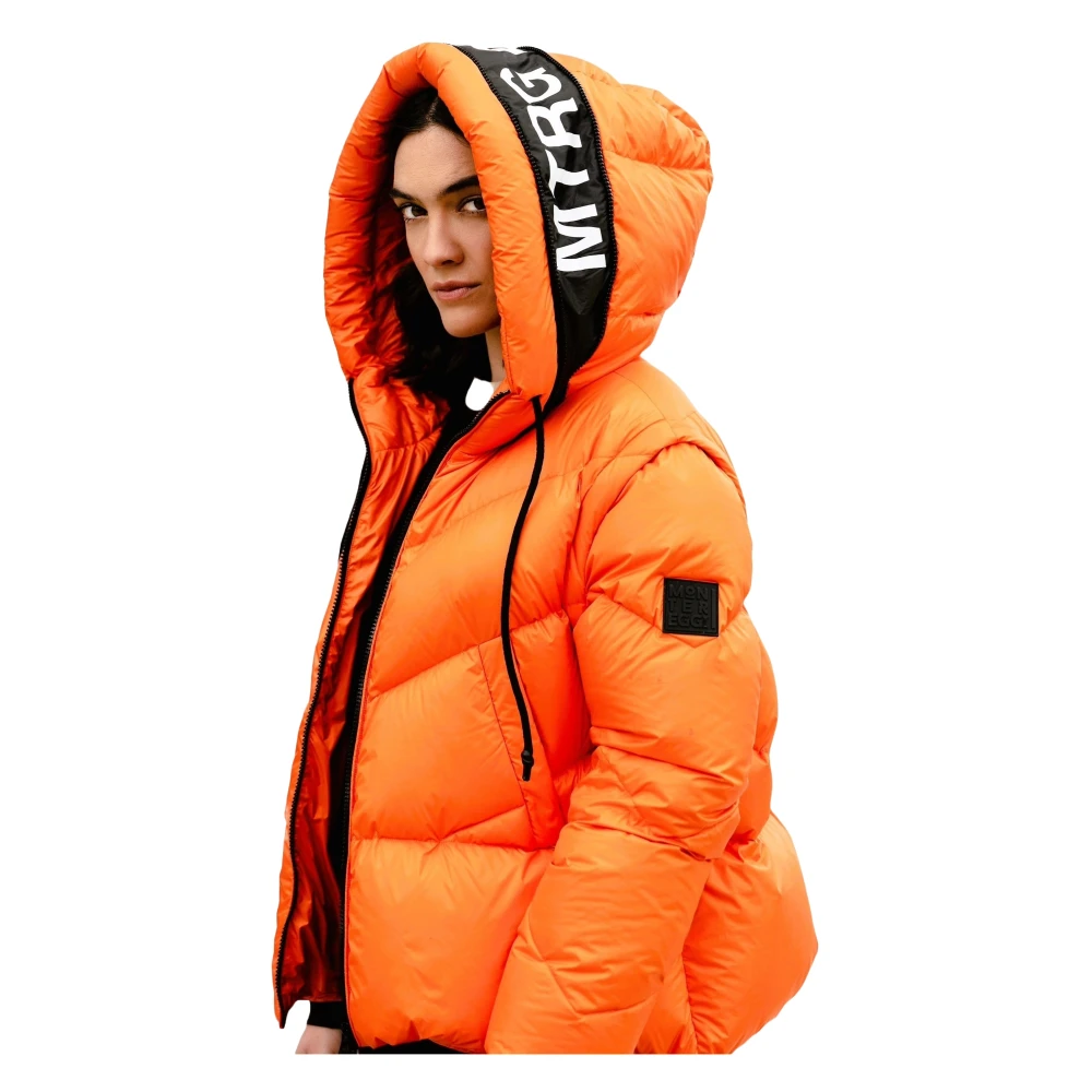 Montereggi Damen Orange Jacken, Mgröße: