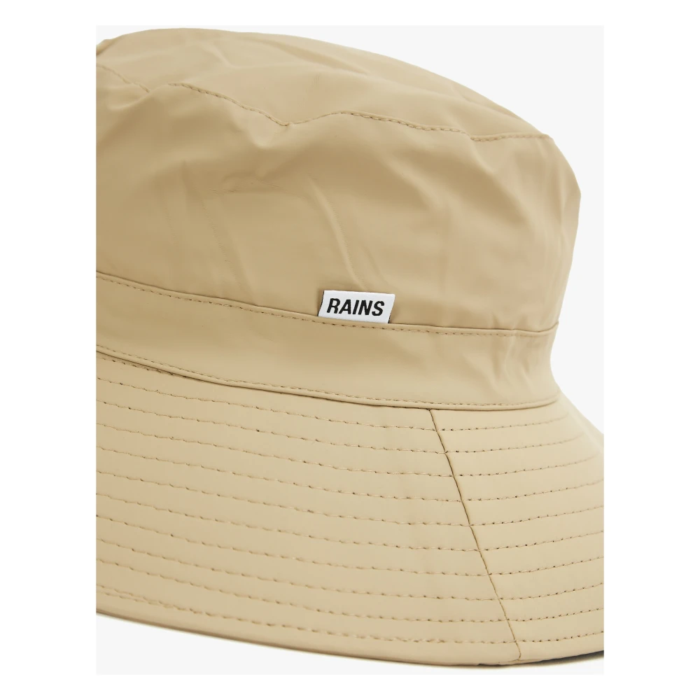 Rains Boonie Hat met Brede Rand Beige Dames