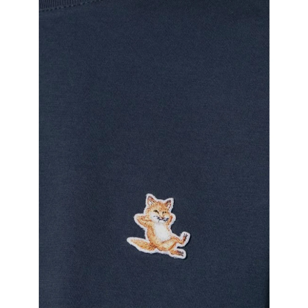 Maison Kitsuné Mannen T-shirt Collectie Blue Heren