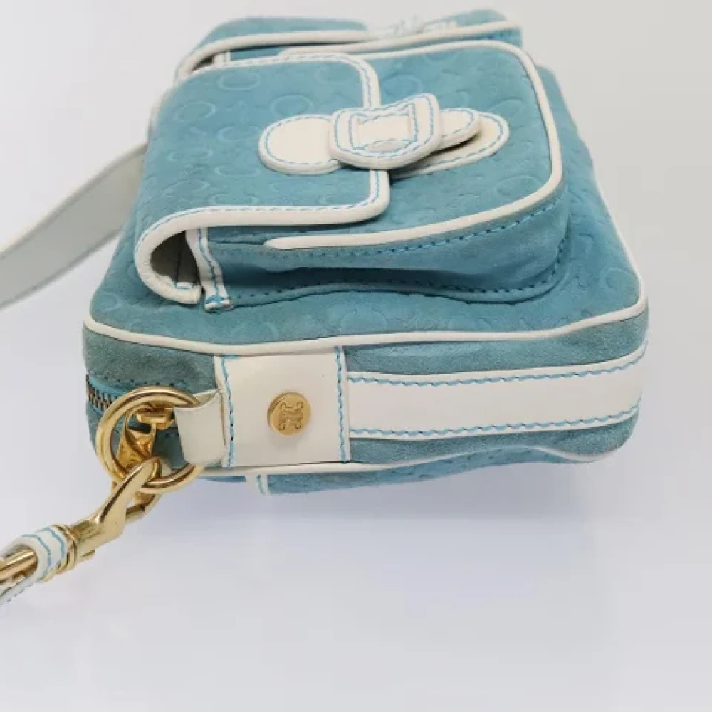 Celine Vintage Pre-owned Canvas celine-bags Blue Dames