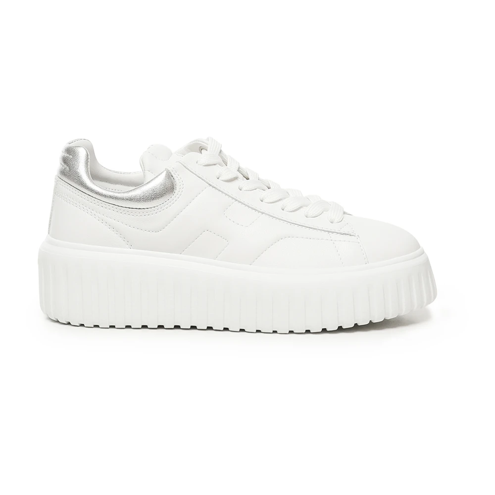 Hogan Women's White Sneakers, 7 Uk, H-Stripes Trainers