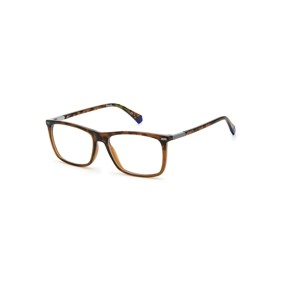 Polaroid Men's Brown Glasses, One Size, Polyamide Glasses Frame