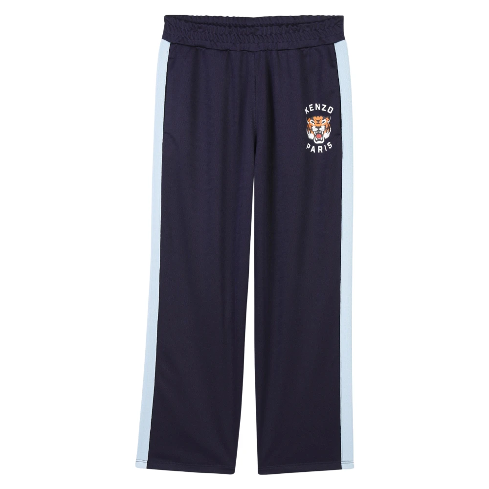 Kenzo Unisex Blue Navy Logo Track Pants