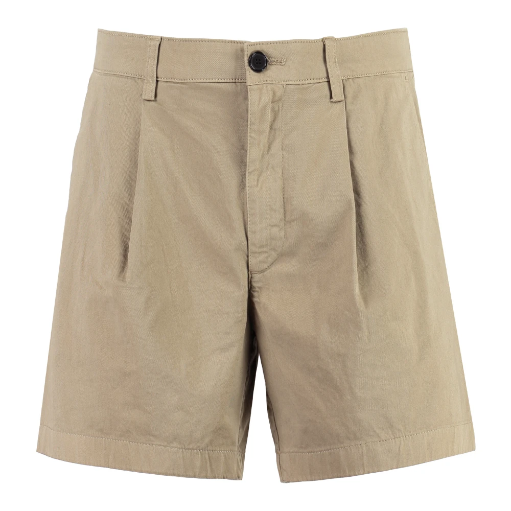 Department Five Katoenen Bermuda Shorts met Zakken Beige Heren