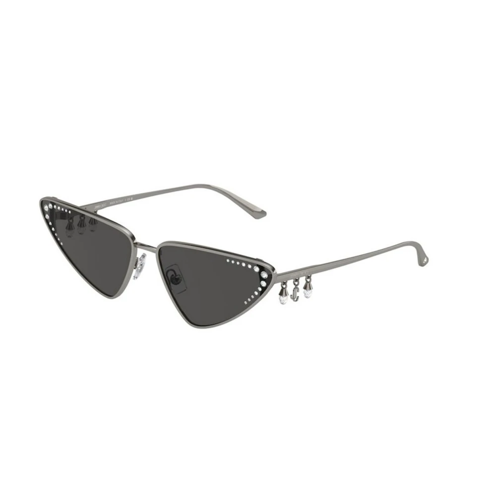 Jimmy Choo Unisex Gray Stylish Sunglasses In With Dark Lenses Medium