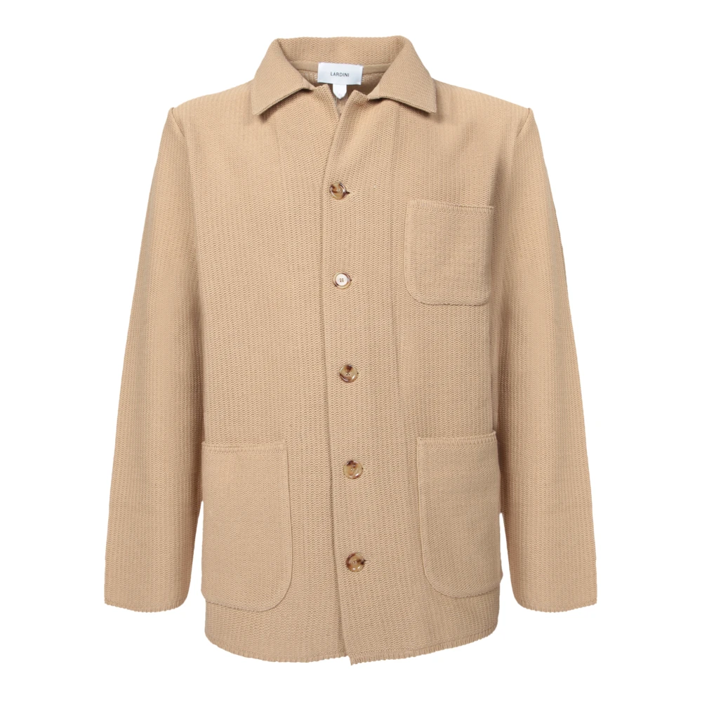 Lardini Beige Shirt Heren T-Shirts & Polos Beige Heren