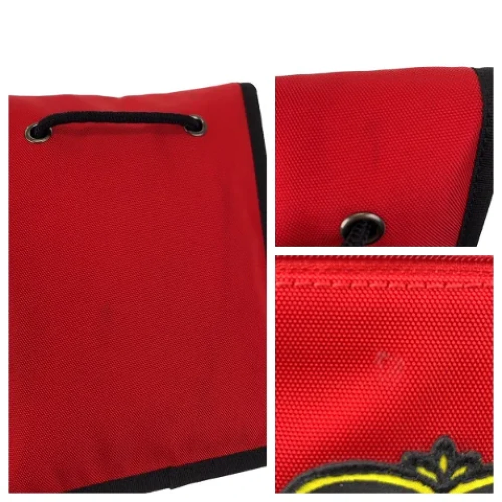 Balenciaga Vintage Pre-owned Canvas crossbody-bags Red Heren