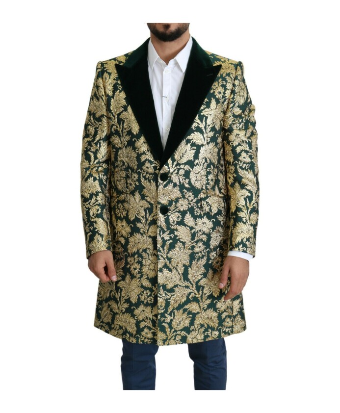 elegant-gold-green-jacquard-sicilia-jacket