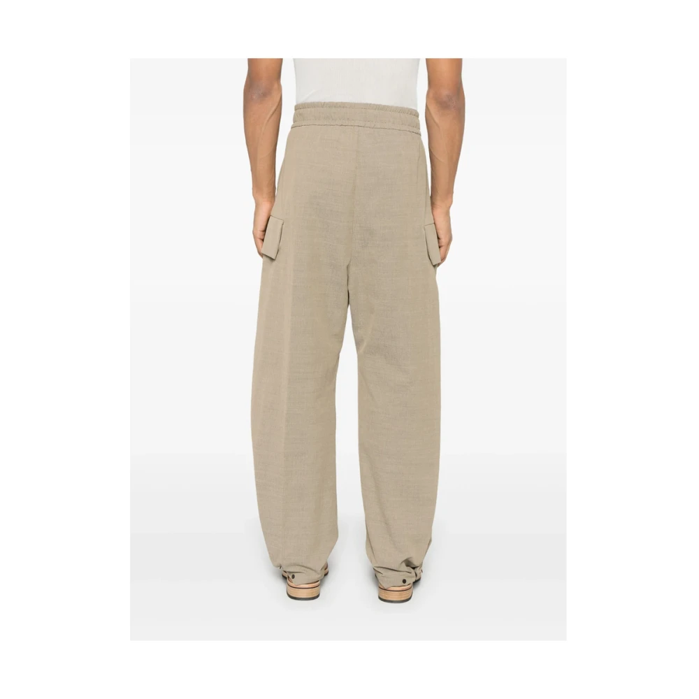 Fear Of God Beige Trekkoord Elastische Taille Shorts Brown Heren