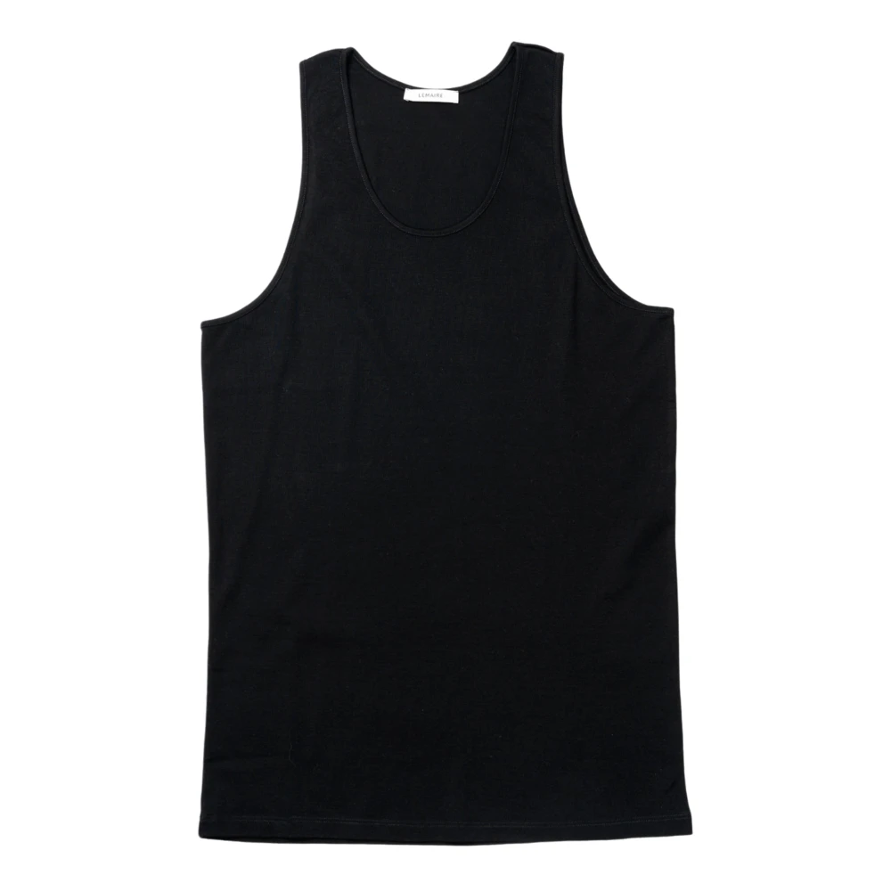 Lemaire Sleeveless Tops Black Heren