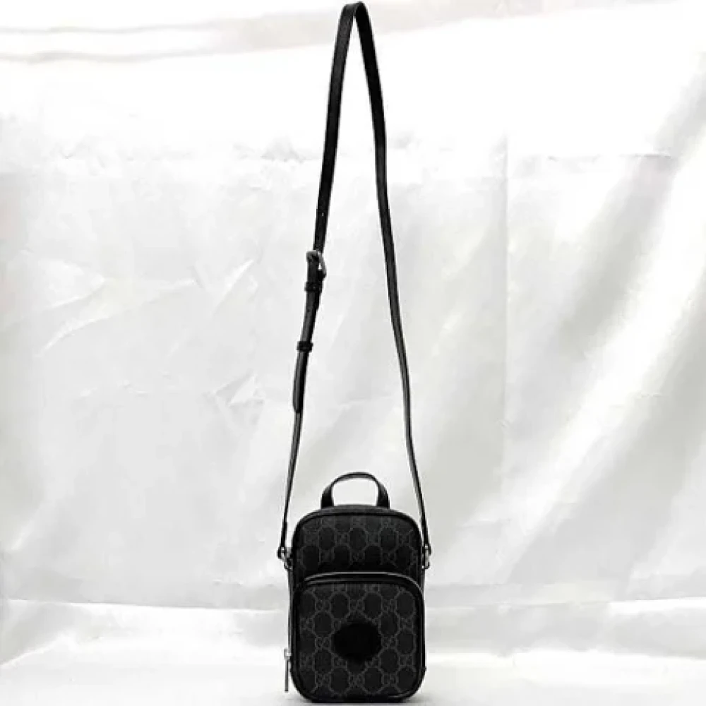 Gucci Vintage Pre-owned Leather gucci-bags Black Dames