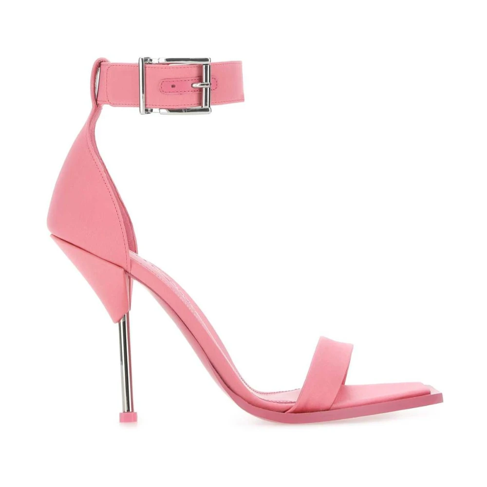 Alexander McQueen 110mm Sandalen met satijnen afwerking