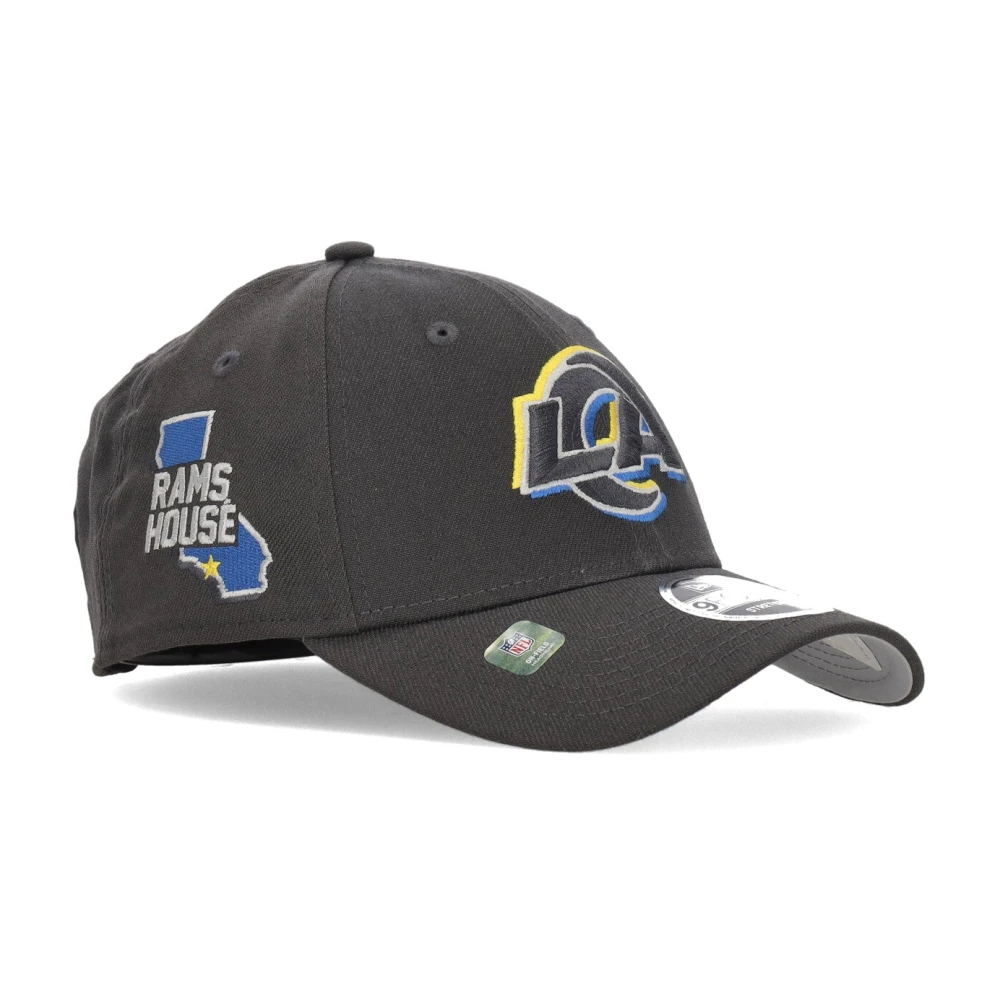 new era Gebogen Visor Hat NFL Draft Los Angeles Rams Gray Heren