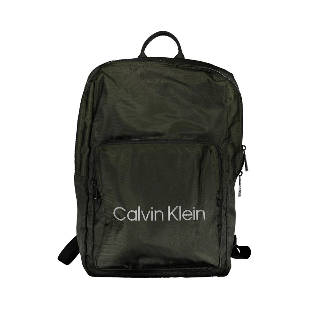 Calvin Klein Verde Polyester Men Backpack - Image 2