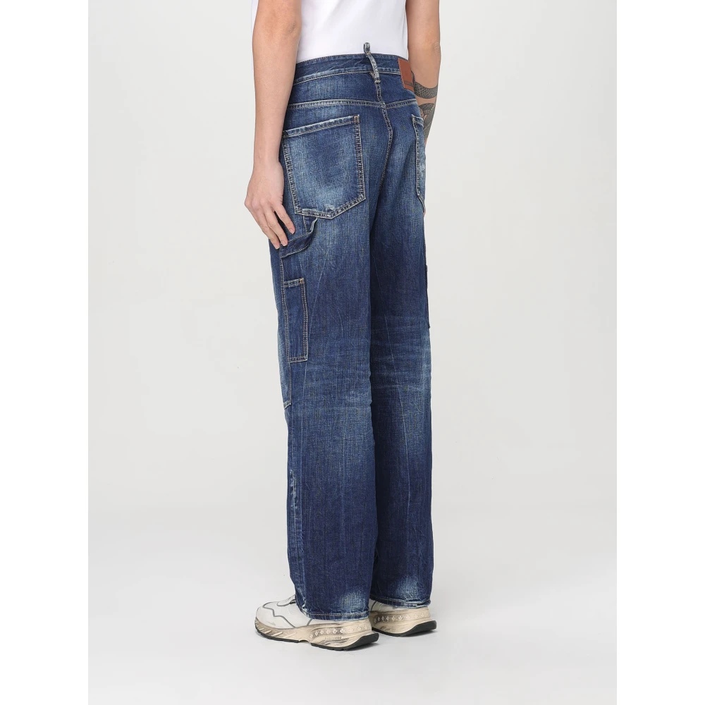 Dsquared2 Losse Timmerman Jeans Blue Heren