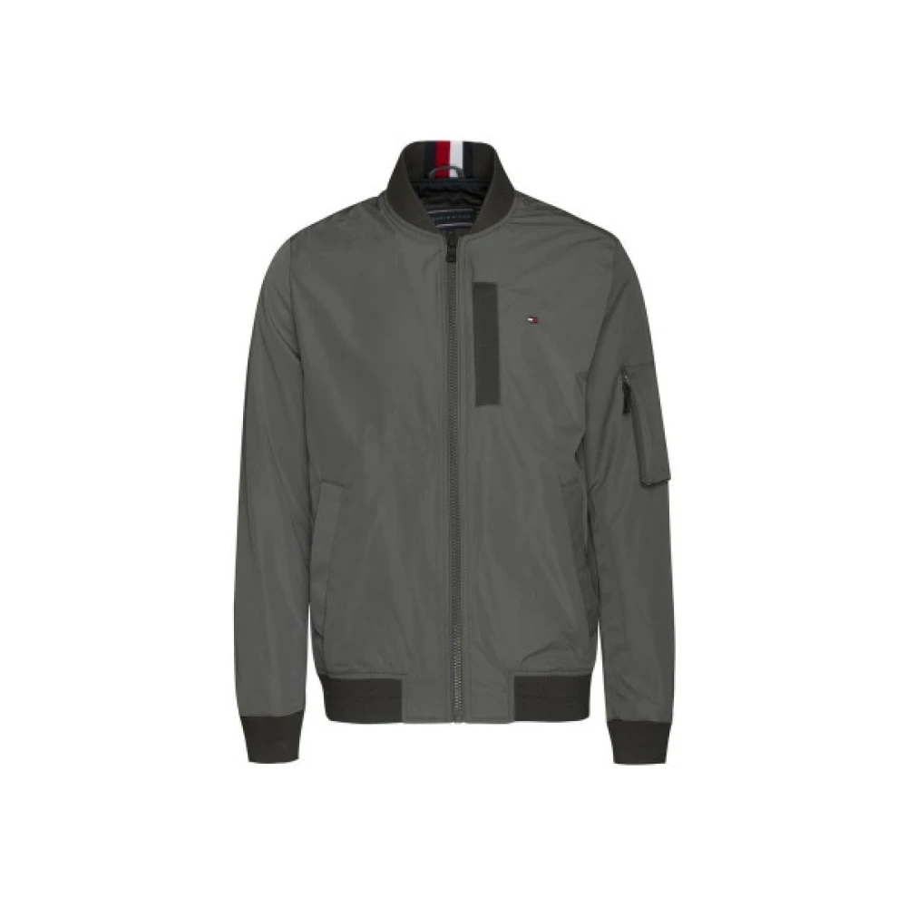 Tommy Hilfiger Gestreepte Bomberjack Gray Heren