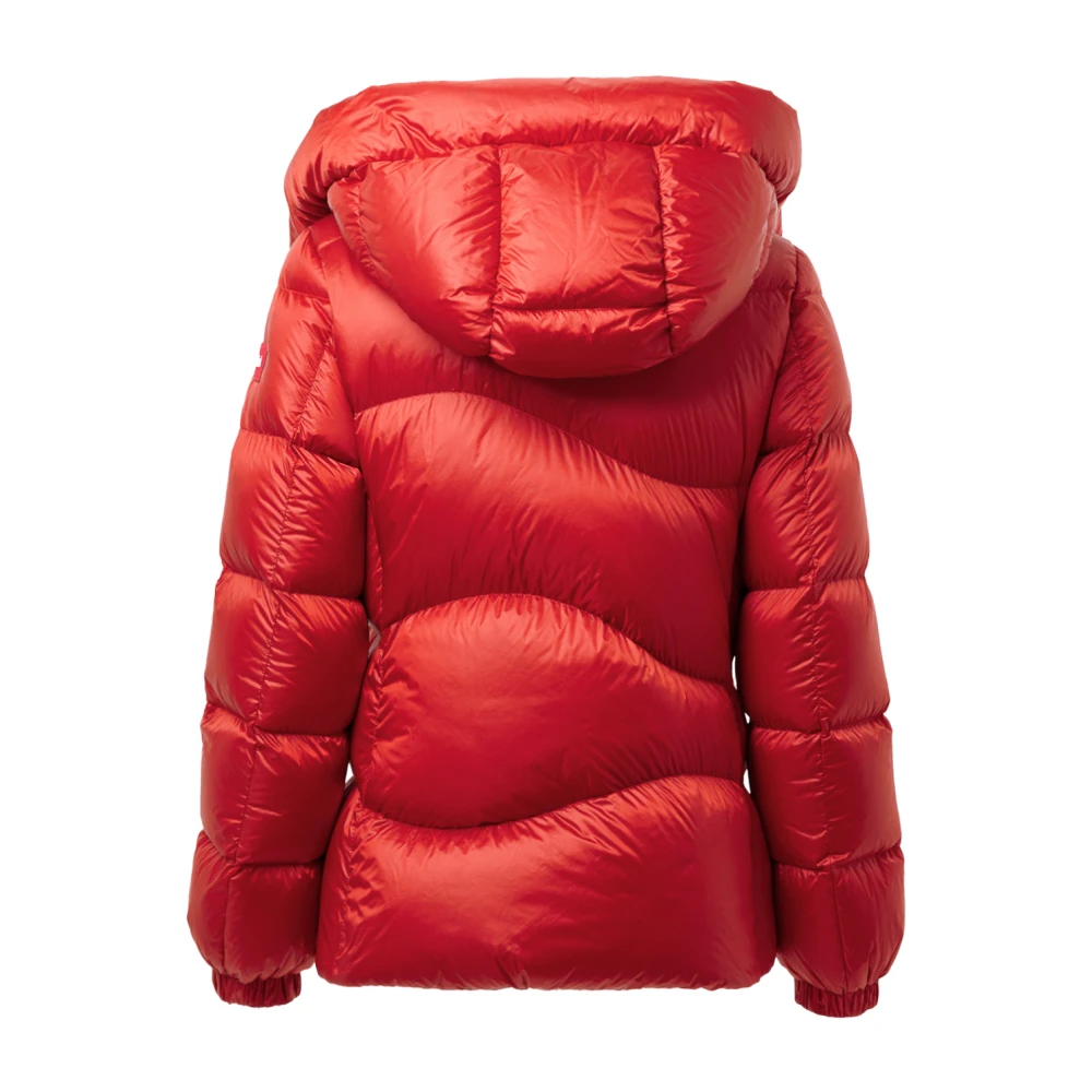 add Pufferjas met afneembare capuchon Red Dames