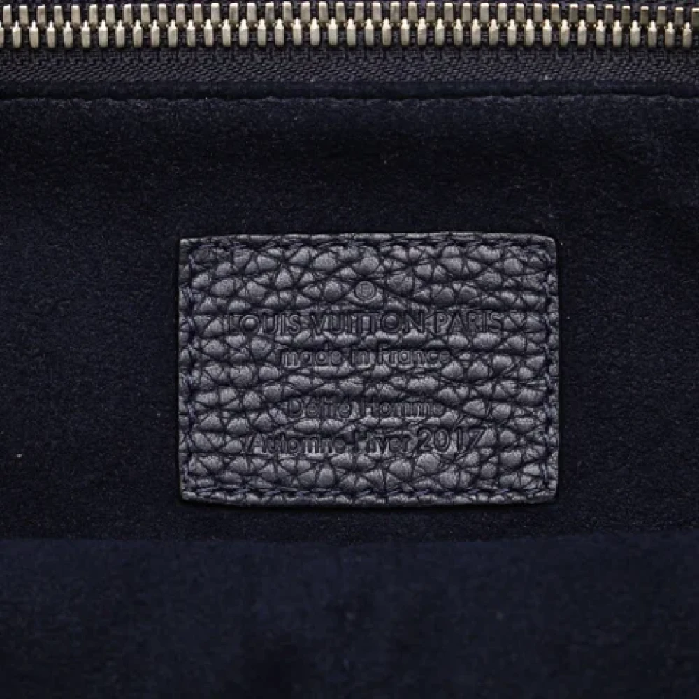Louis Vuitton Vintage Pre-owned Leather louis-vuitton-bags Blue Heren