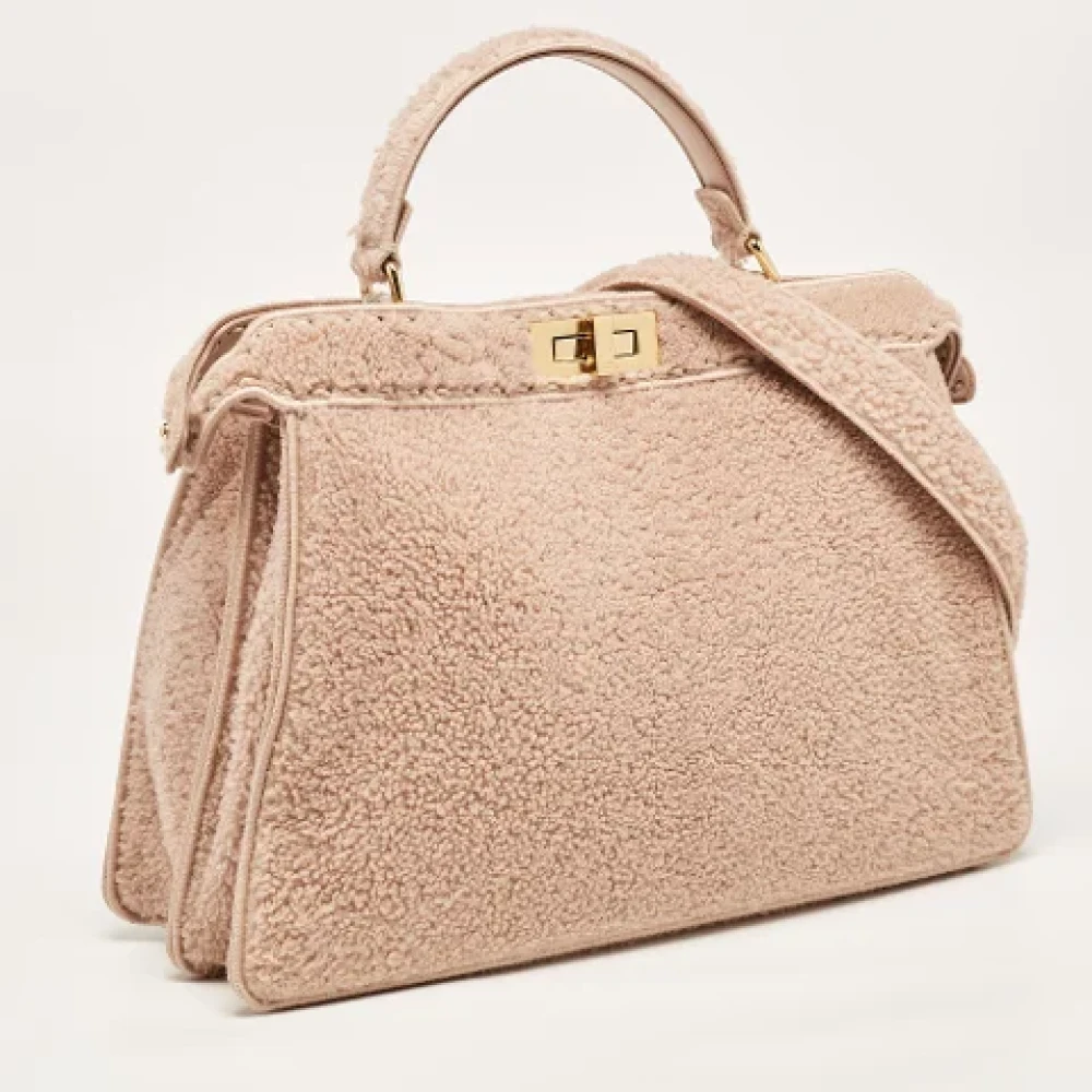 Fendi Vintage Pre-owned Fabric handbags Pink Dames