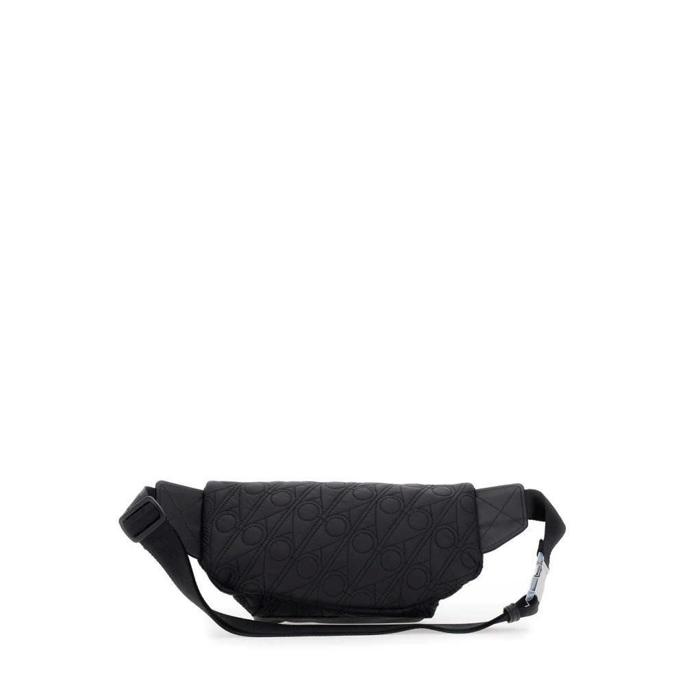 Moose Knuckles Zwarte Logo Heuptas Tassen Black Heren