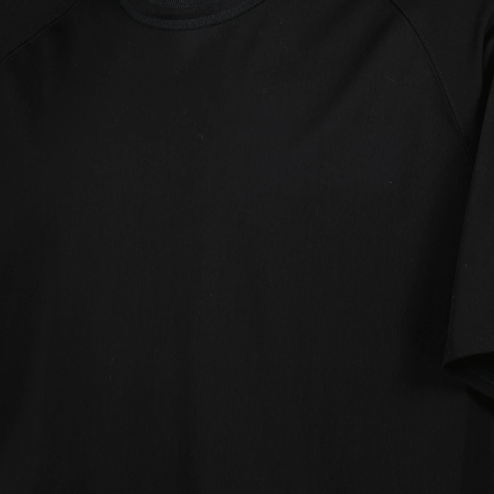 Sacai Zwarte Rechte T-shirt Lente-Zomer 2025 Black Heren