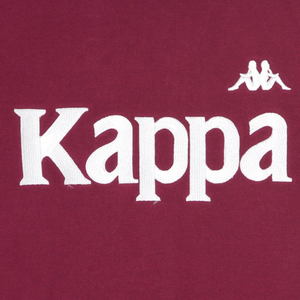 Kappa Stijlvolle Crewneck Sweatshirt in Violet Grijs Purple Heren