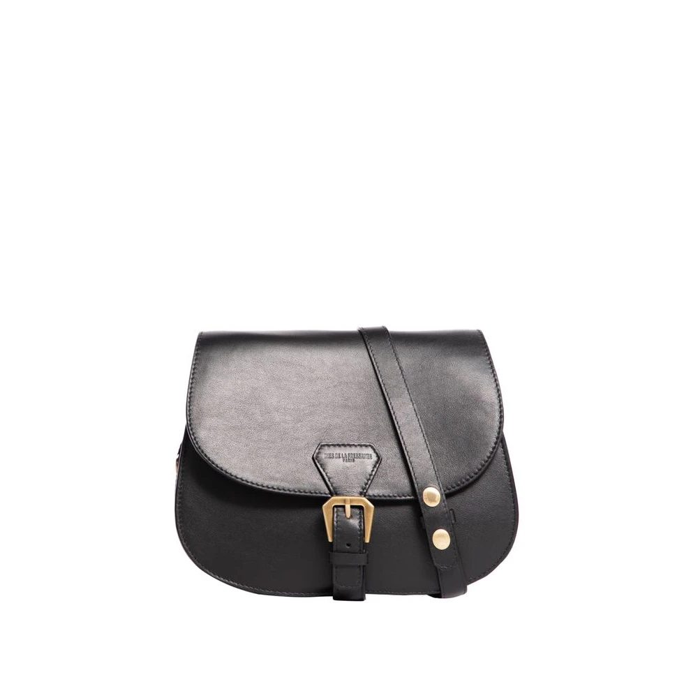 Ines De La Fressange Paris Schoudertas Flaneur Black Dames