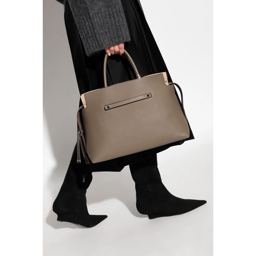 TORY BURCH Tas Mercer type Shopper Brown Dames