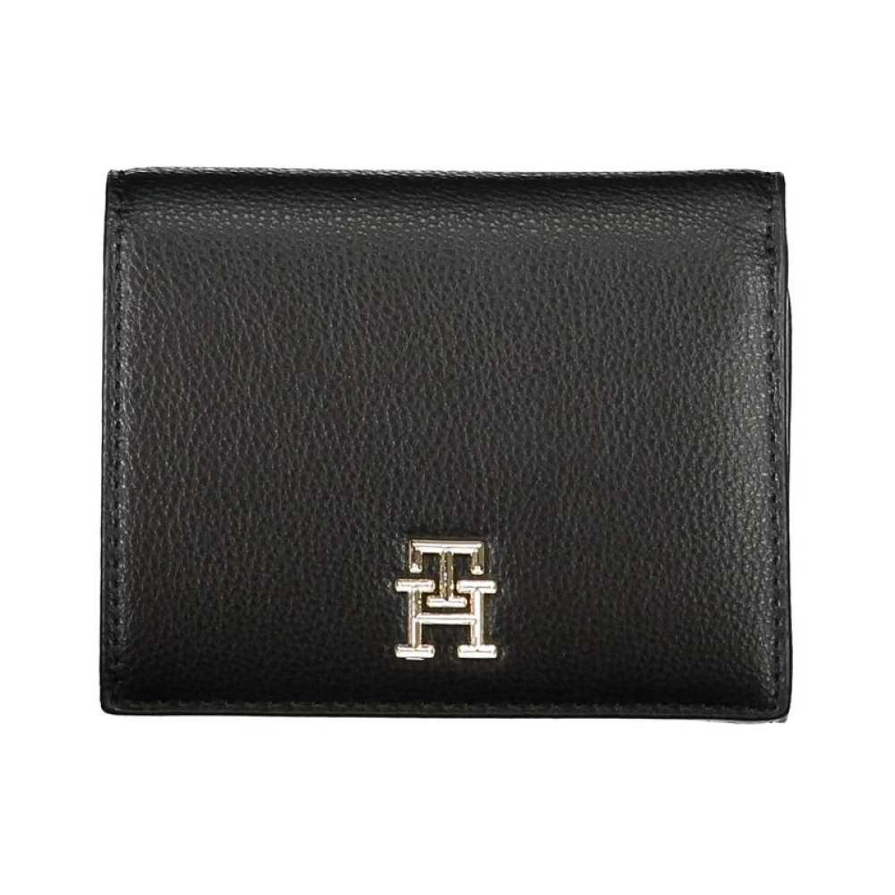 Tommy Hilfiger Women's Black Wallets & Cardholders, One Size, Wallet With Multiple Compartments