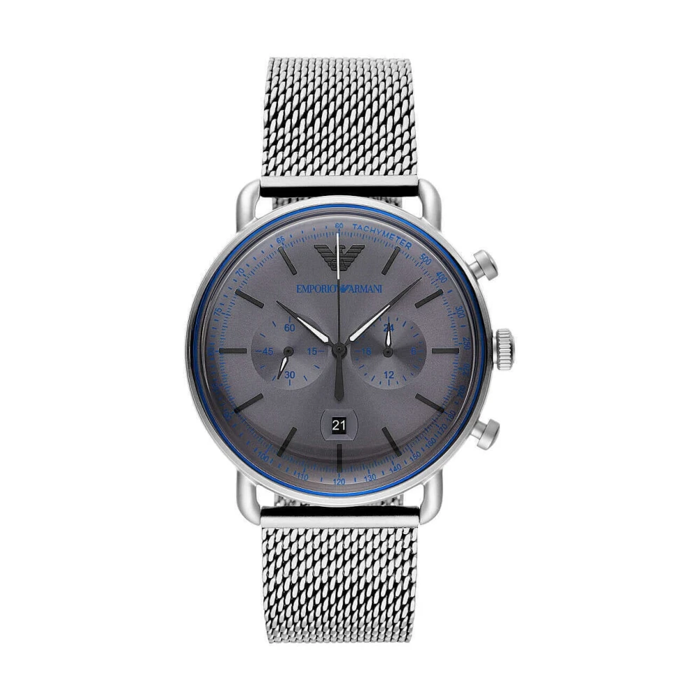 Emporio Armani Men's Gray Chronograph Watch