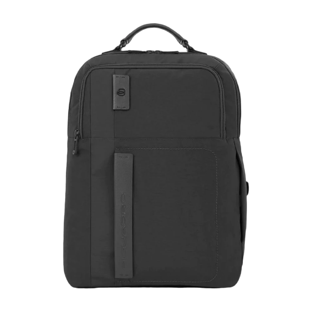 Piquadro Men's Black Fast-Check 15.6" Computer Backpack