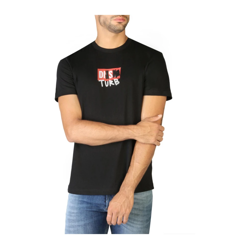 Diesel - Tops > T-Shirts - Black - Diesel - Modalova
