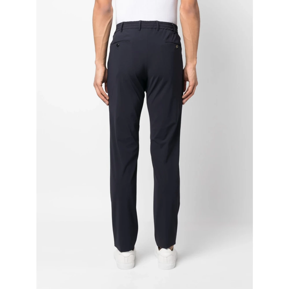 PT Torino Stretch broek met zakken gemaakt in Italië Blue Heren