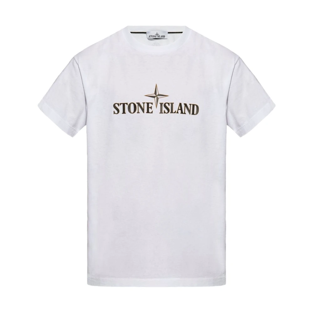 Stone Island Witte T-shirts en Polos White Heren