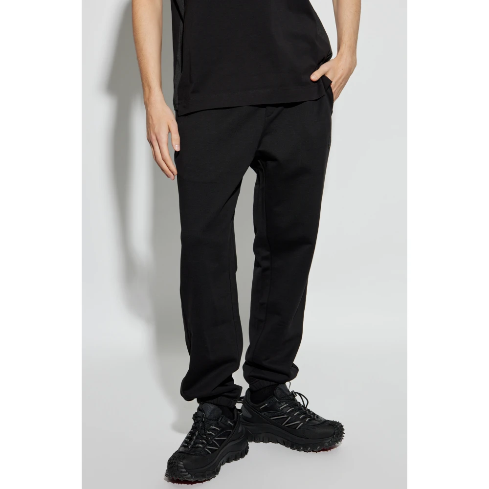 Moncler Sweatpants Black Heren