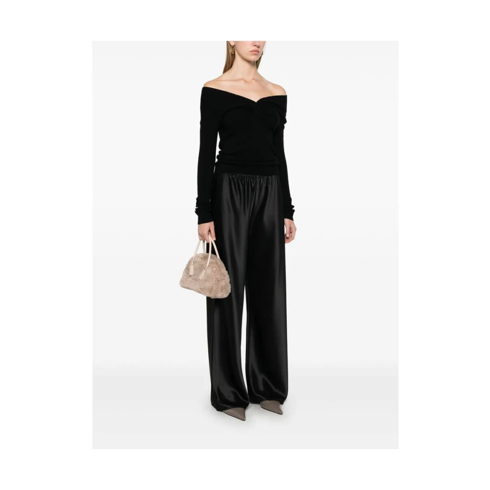 THEMOIRè Faux-Bont Handtas met Faux-Leren Afwerking Beige Dames