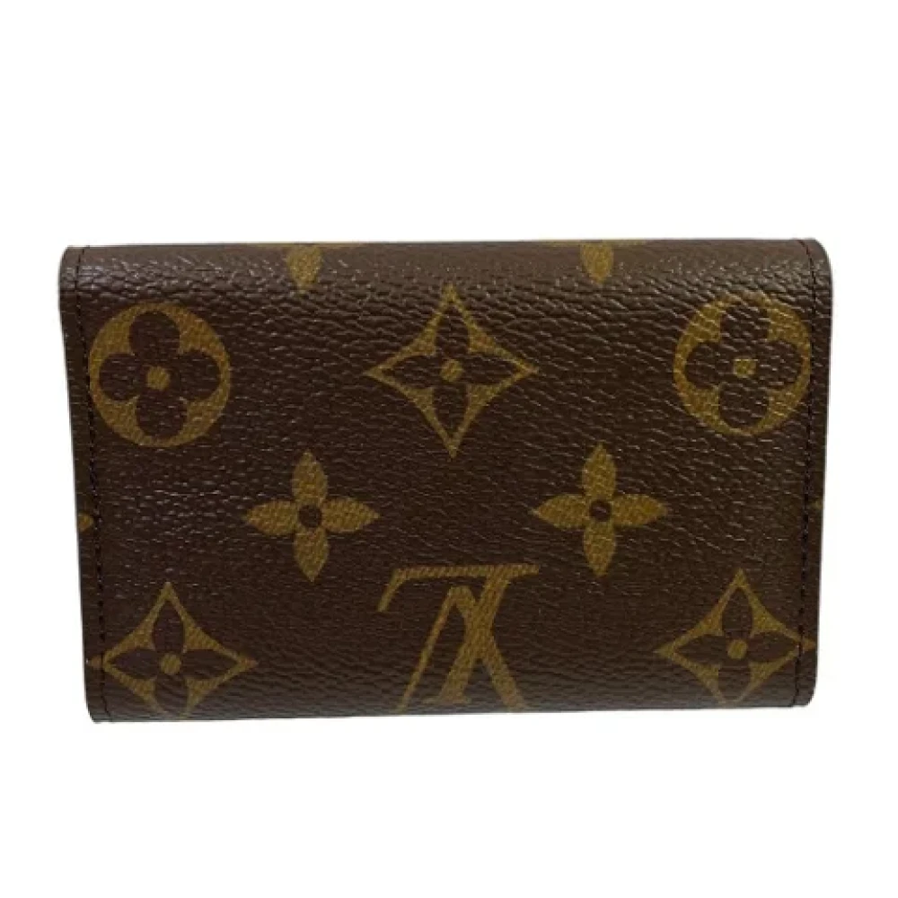 Louis Vuitton Vintage Pre-owned Fabric key-holders Brown Dames