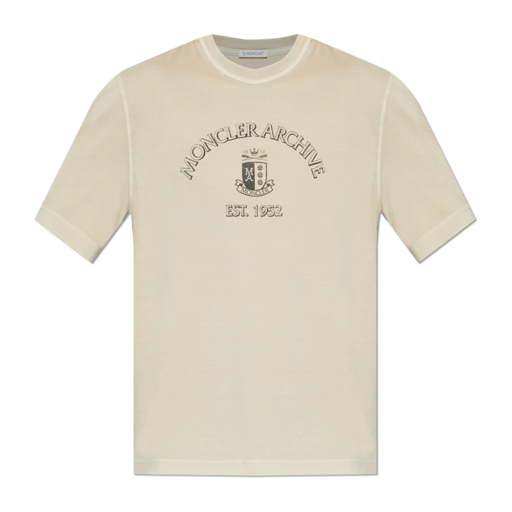 Moncler Uomo Beige Top, M, New,