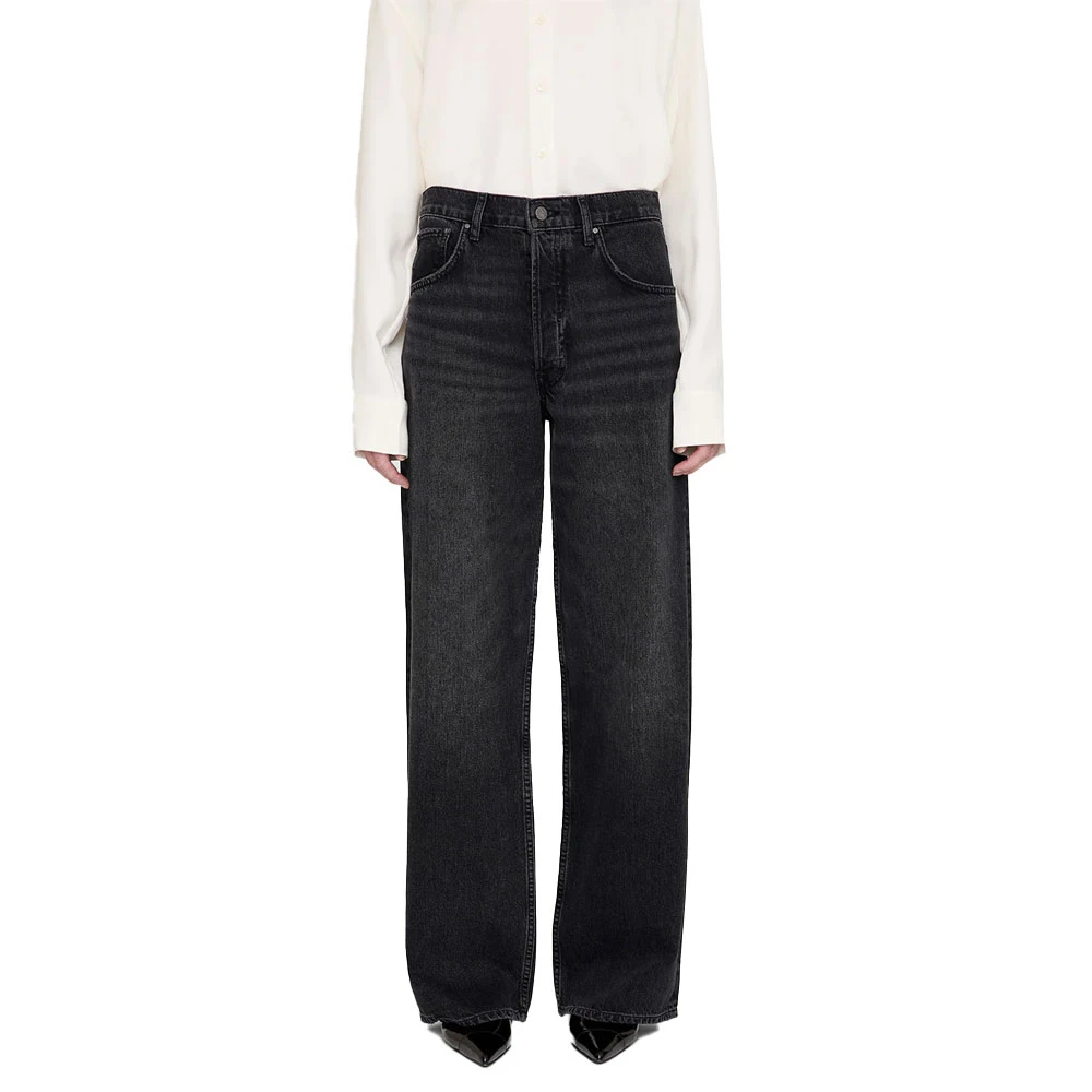 Anine Bing Manon Jeans Donker Steengrijs Gray Dames