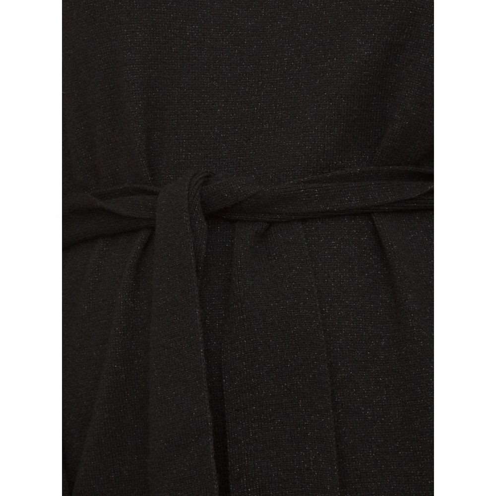 Armani Exchange Elegante Zwarte Jurk Black Dames