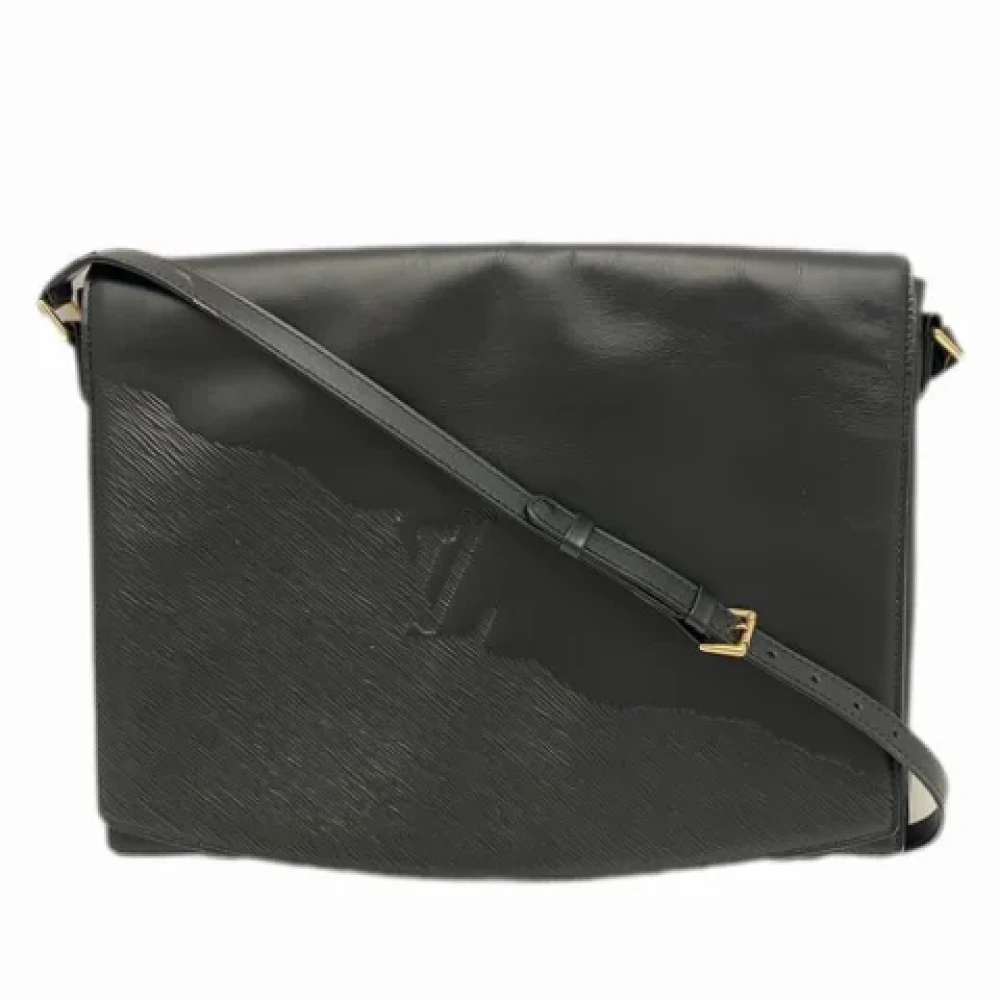 Louis Vuitton Vintage Pre-owned Leather shoulder-bags Black Dames