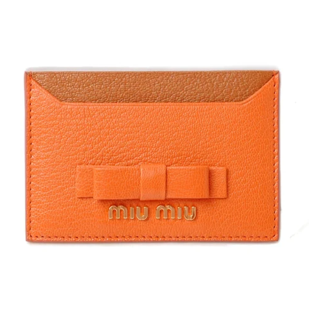 Pre-owned > Pre-owned Accessories > Pre-owned Wallets - - Miu Miu Pre-owned - Modalova