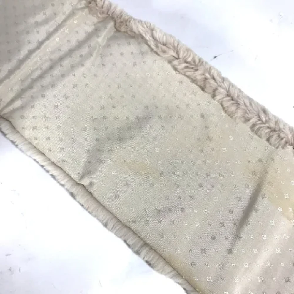 Louis Vuitton Vintage Pre-owned Fur scarves Beige Dames